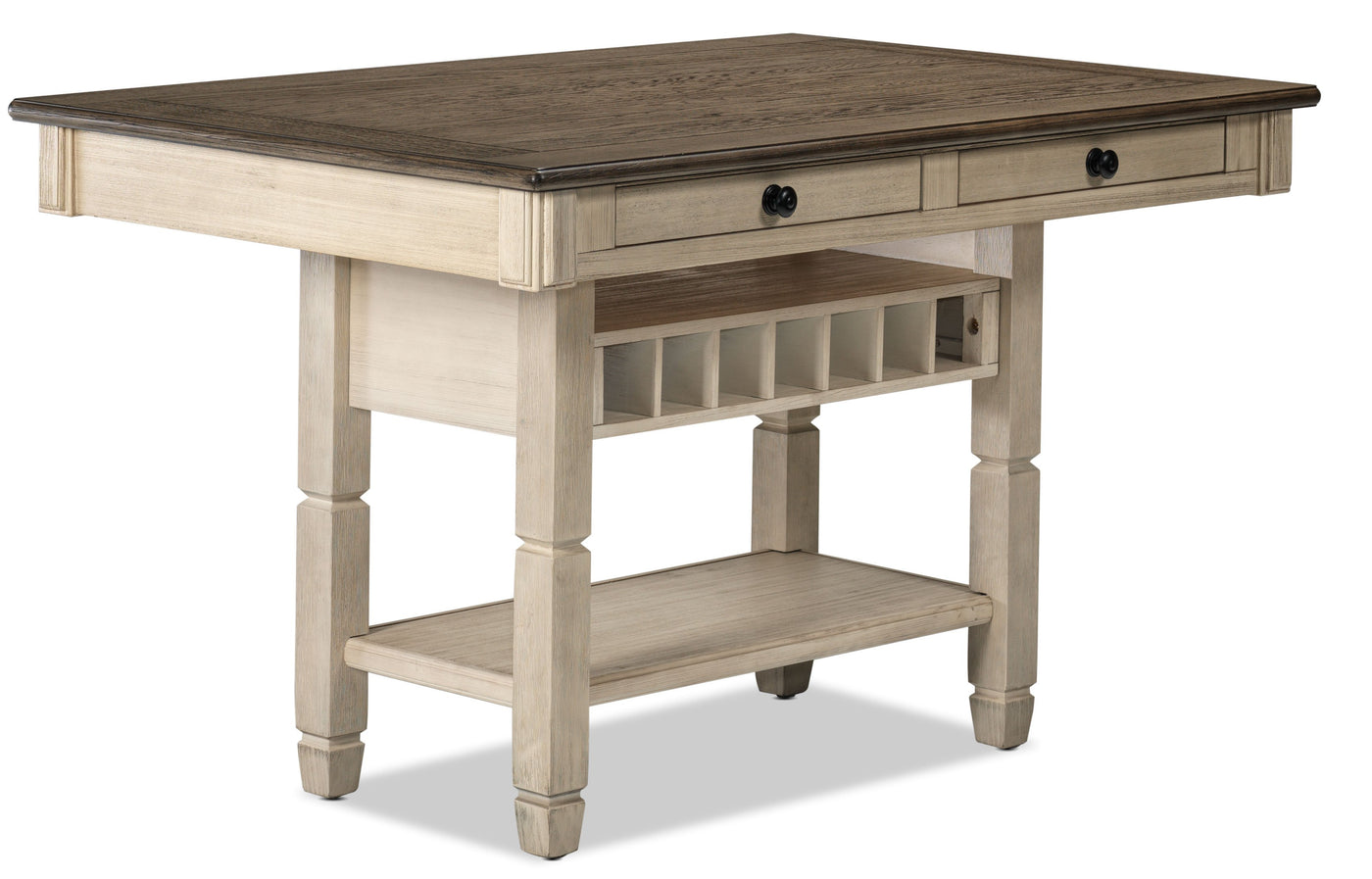 Harold 7-Piece Counter-Height Dining Set - Antique White
