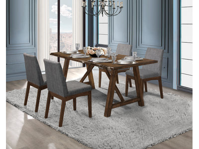 Whittaker 5-Piece Dining Set - Brown
