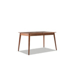 Lenard 5-Piece Extendable Dining Set - Walnut