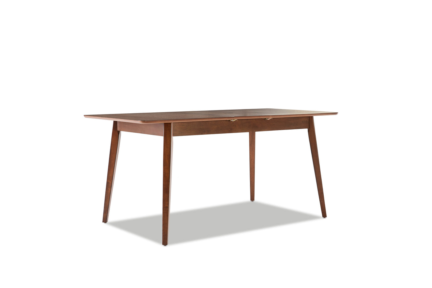 Lenard 5-Piece Extendable Dining Set - Walnut