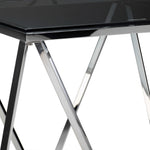 Skylar Coffee Table - Silver and Black