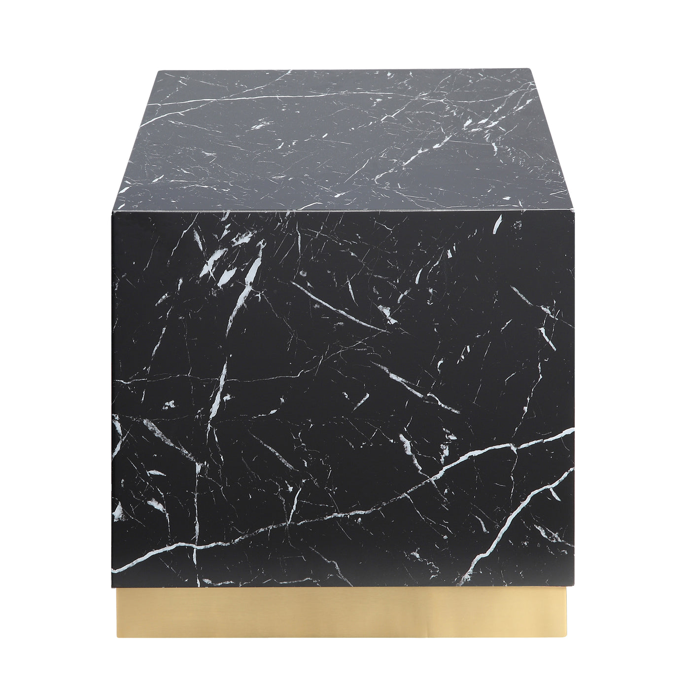Helios End Table - Black and Gold