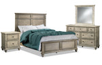 Emma 6-Piece Full Bedroom Package - Oak
