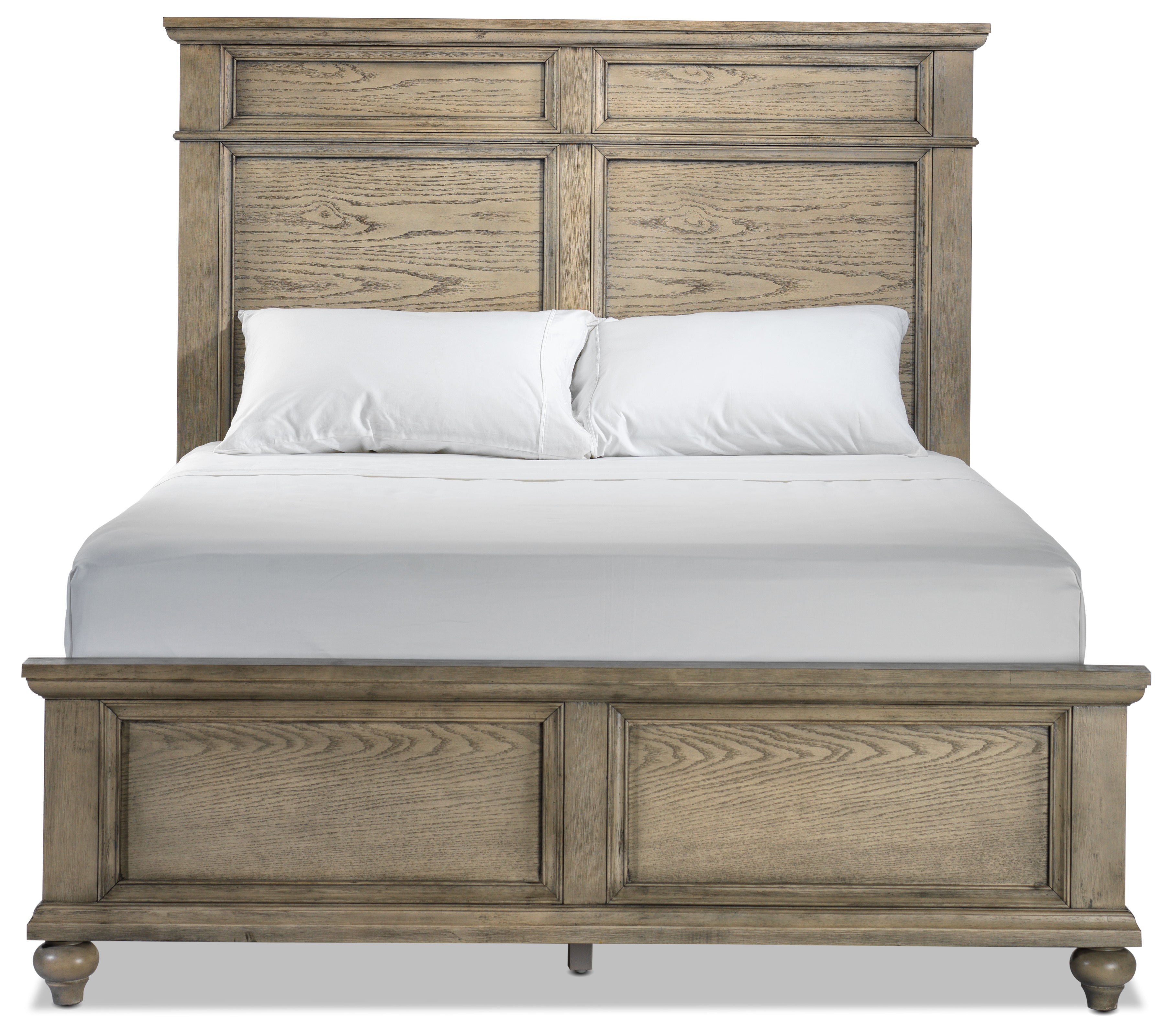 Emma 3-Piece King Bed - Oak