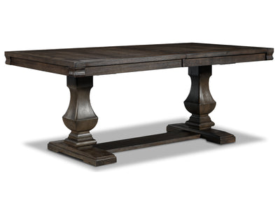 Cambridge Extendable Dining Table - Dark Brown