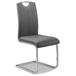 Danny 7-Piece Dining Set - White and Dark Grey
