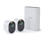 Arlo Ultra 4K UHD Wire-Free Security Camera System with 2 Cameras - VMS5240-100PAS