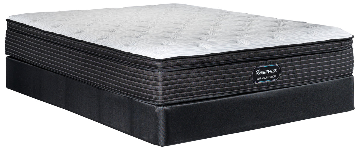 Beautyrest Ultra Jasper Firm King Mattress and Split Boxspring Set