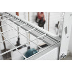 Overhead Gearloft™ Storage Rack 4 X 8 - Hammered White Storage Solution