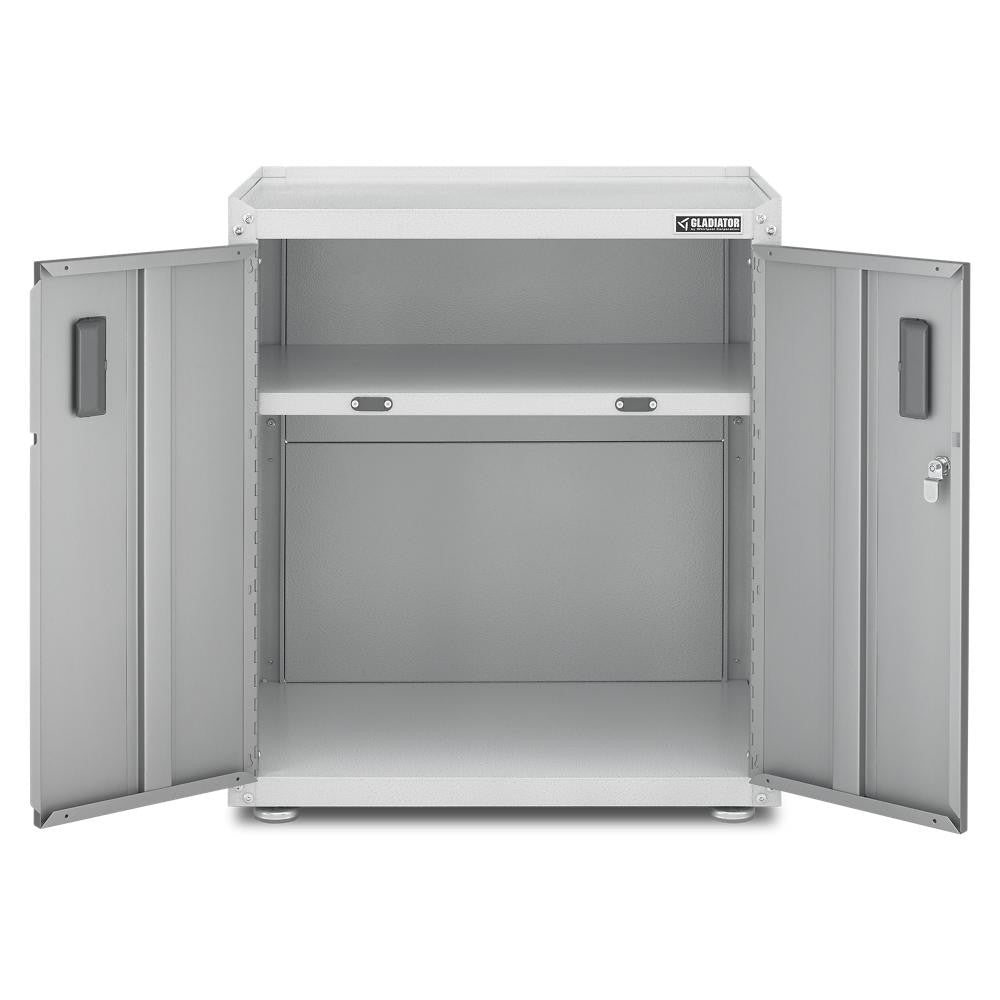 Ready-to-assemble Full-door Modular Gearbox - Gray Slate Storage Solution