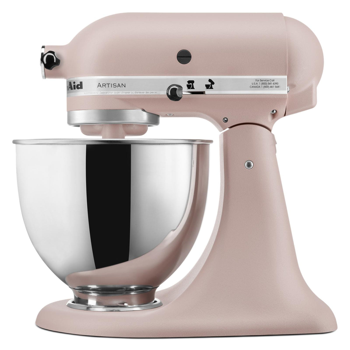 KitchenAid Feather Pink Artisan® Series 5 Quart Tilt-Head Stand Mixer - KSM150PSFT