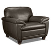 Leonardo Leather Chair - Taupe
