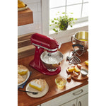 KitchenAid Empire Red Artisan® Series Tilt-Head Stand Mixer with Premium Accessory Pack - KSM195PSER