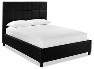 Elvis 3-Piece Full Upholstered Bed - Onyx