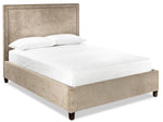 Cloud 3-Piece Twin Upholstered Bed - Tan