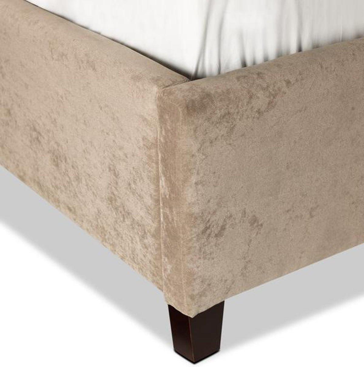 Cloud 3-Piece Twin Upholstered Bed - Tan