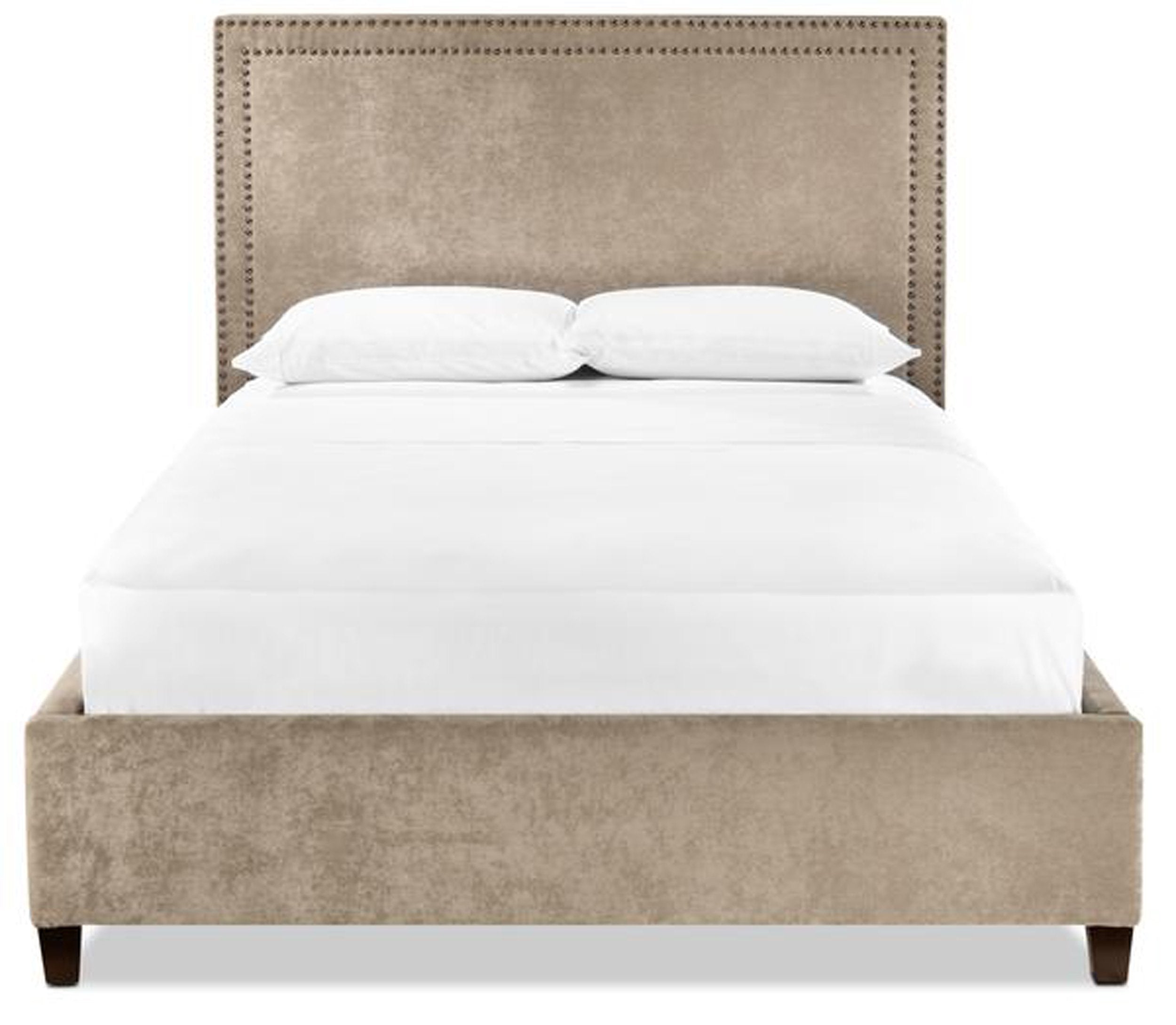 Cloud 3-Piece Twin Upholstered Bed - Tan