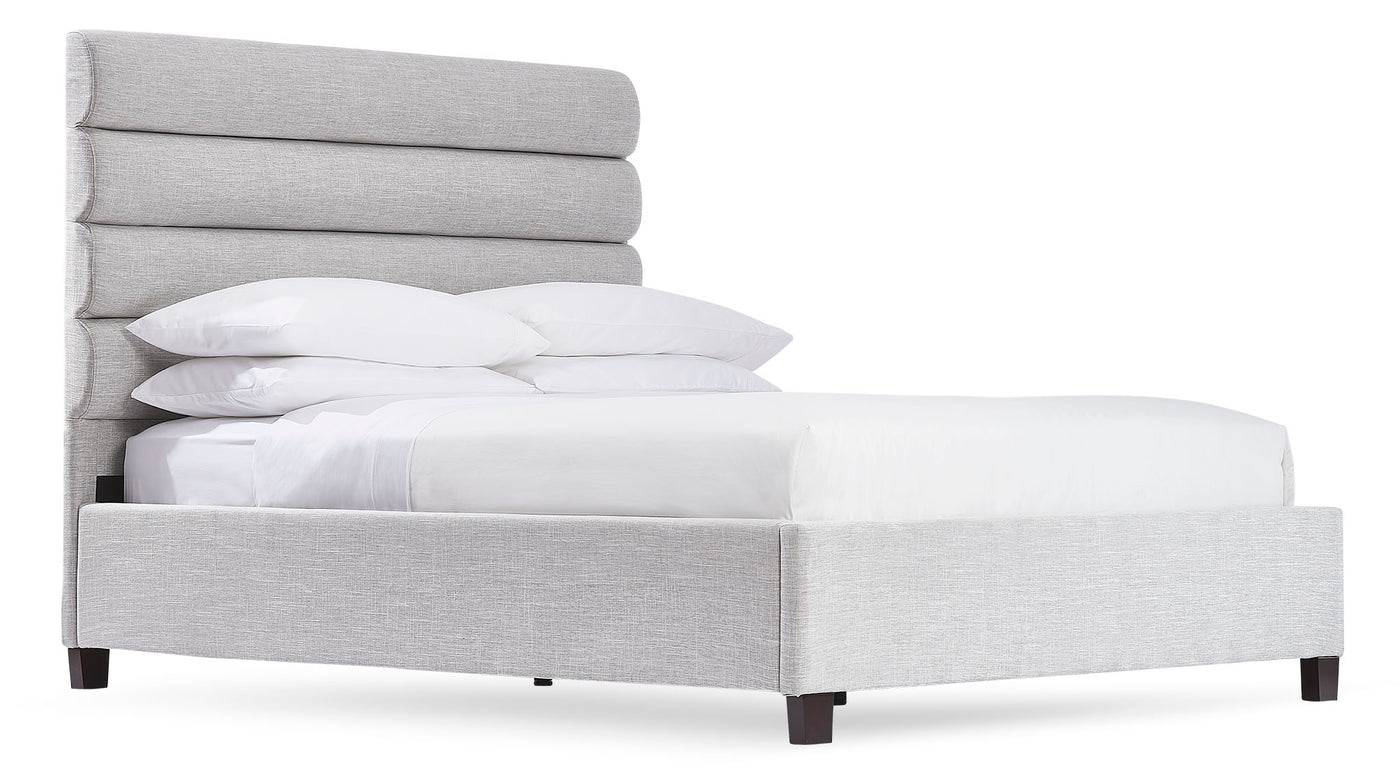 Olivia 3-Piece Queen Bed - Light Grey