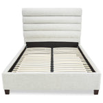 Olivia 3-Piece Queen Bed - Light Grey