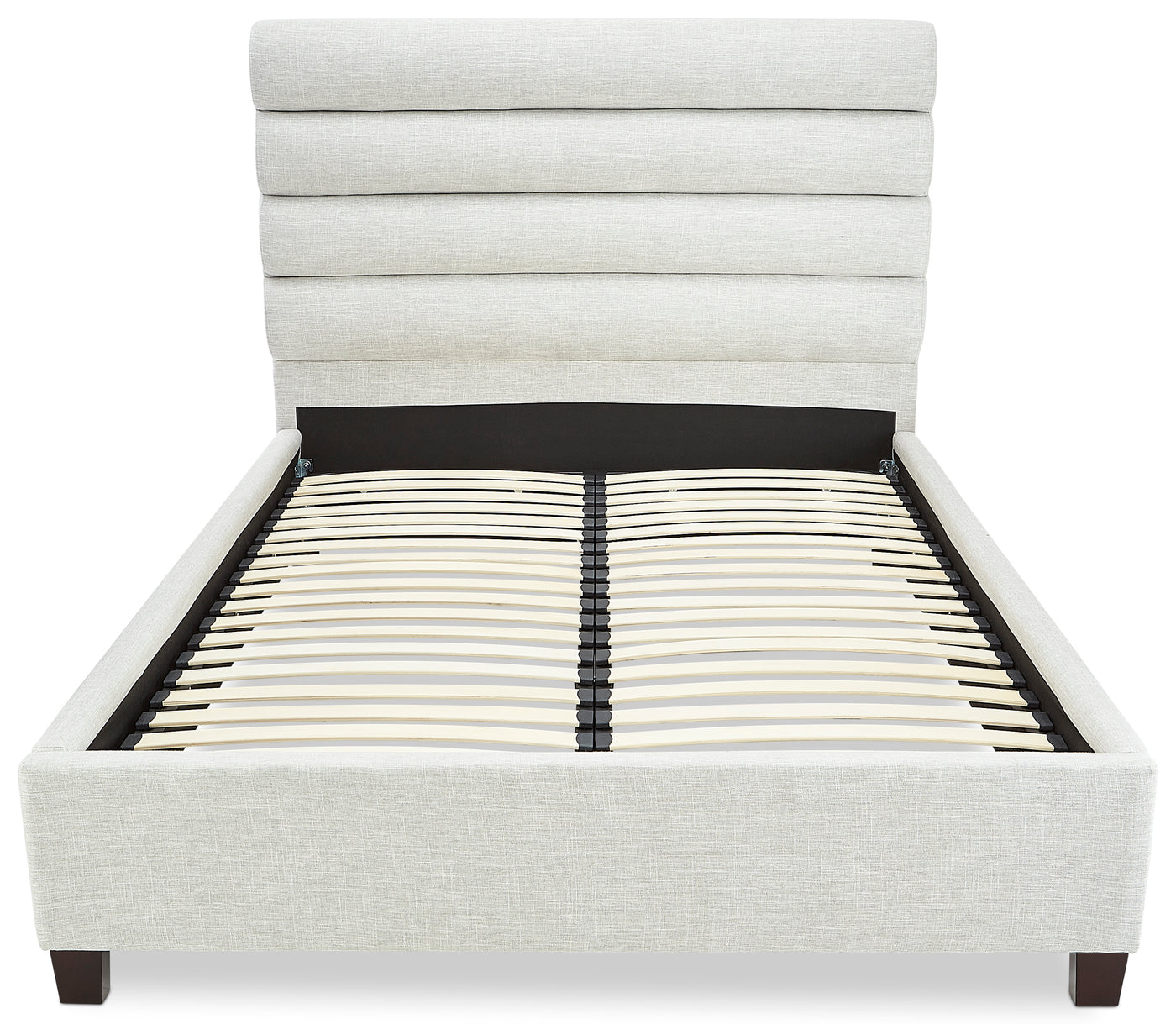 Olivia 3-Piece Queen Bed - Light Grey