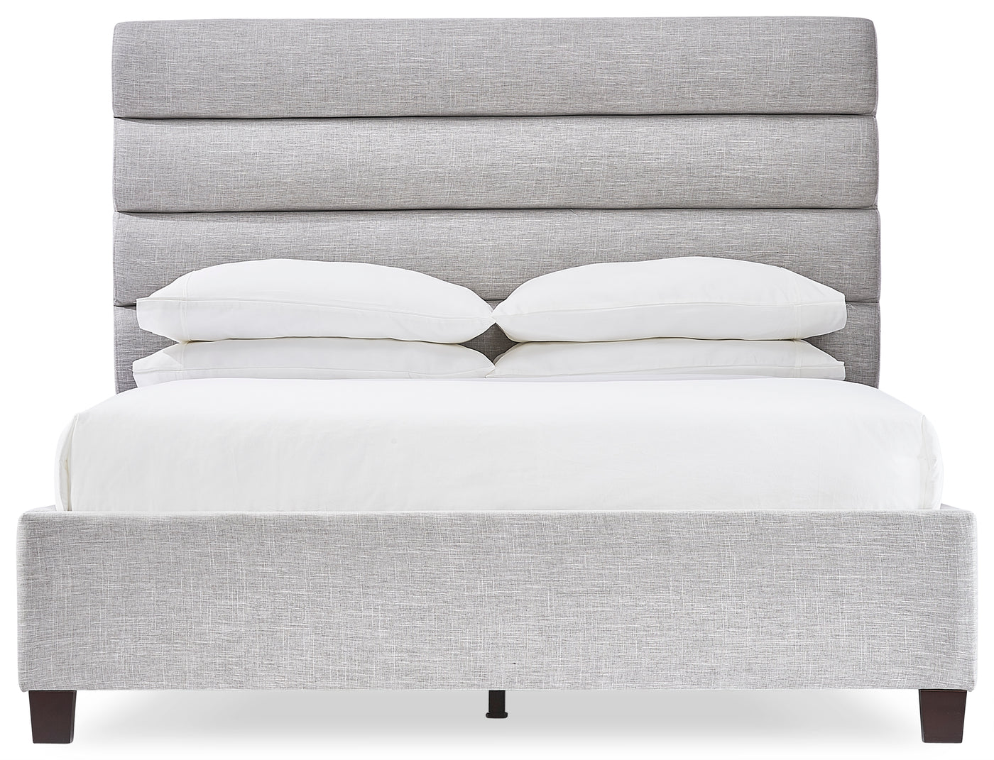 Olivia 3-Piece Queen Bed - Light Grey