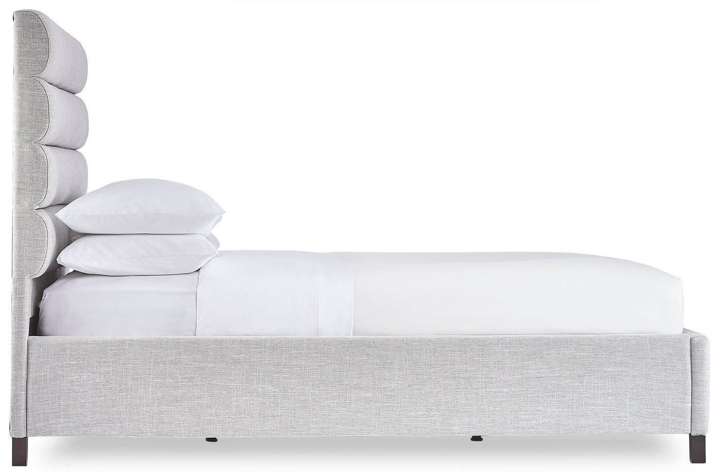 Olivia 3-Piece Queen Bed - Light Grey