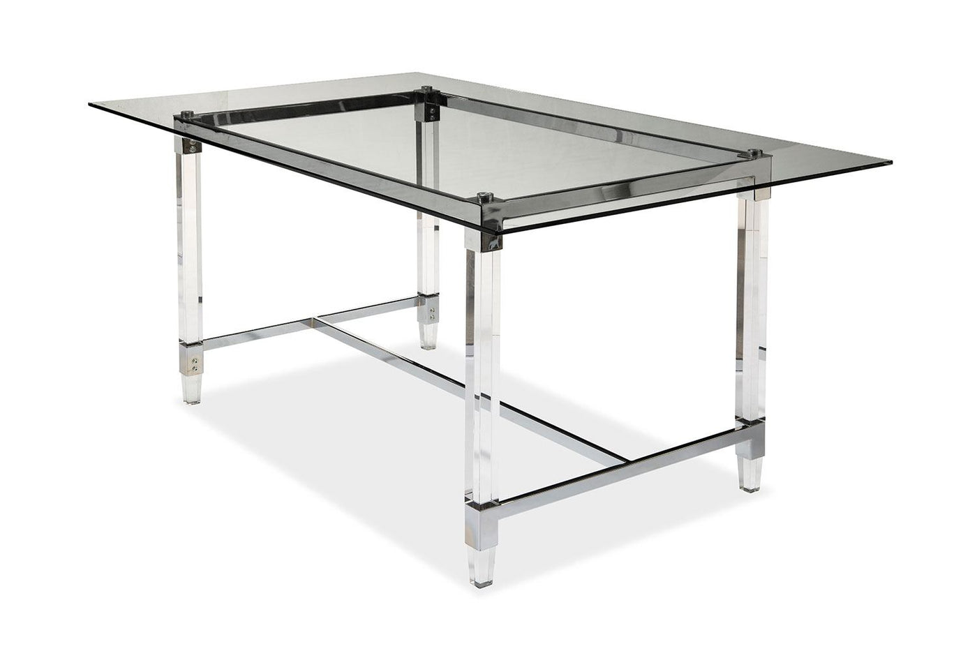 Mylah 7-Piece Dining Set - Grey, Glass