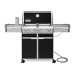 Weber Summit E-470 4-Burner 88,800 BTU Natural Gas BBQ in Black - 7271001