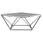 Lynn Coffee Table - Marble and Stainless Steel