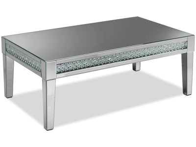 Aria Coffee Table - Mirrored Glass