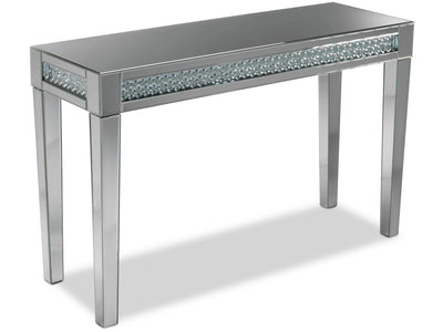 Aria Sofa Table - Mirrored Glass