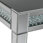 Aria End Table - Mirrored Glass