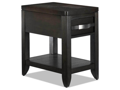 Manila Chairside Table - Brown