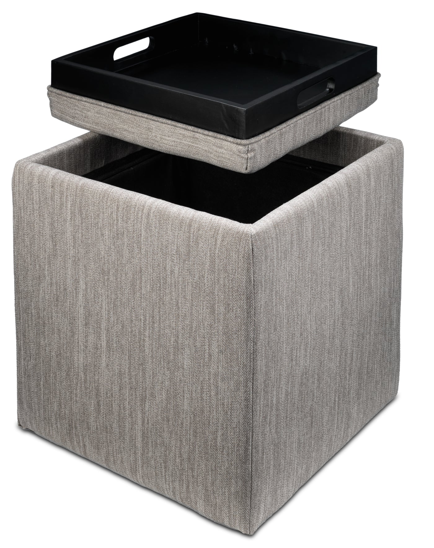 Zoey Ottoman - Grey