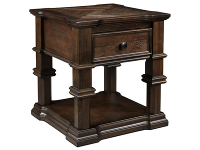 Roman End Table - Walnut