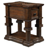 Roman Chairside Table - Walnut