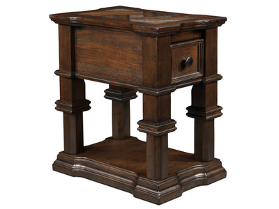 Roman 22" Chairside Table - Walnut