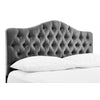 Lexa King Headboard - Dark Grey