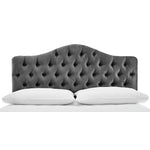 Lexa King Headboard - Dark Grey