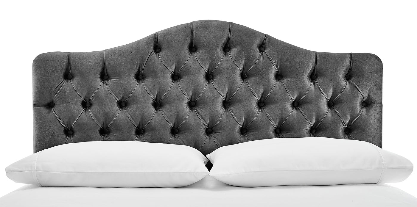 Lexa King Headboard - Dark Grey