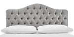 Lexa Queen Headboard - Light Grey