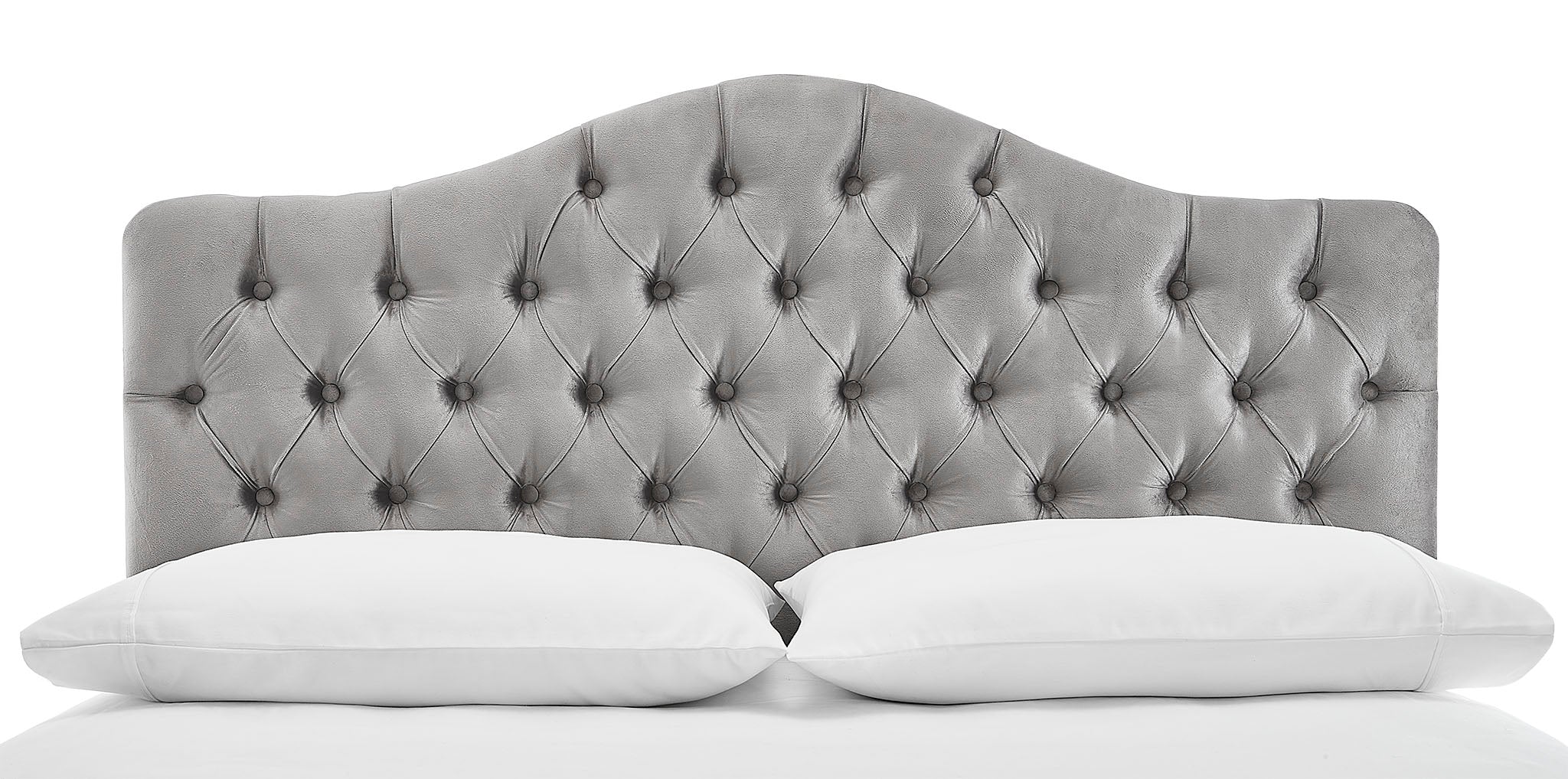 Lexa Queen Headboard - Light Grey