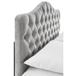 Lexa King Headboard - Light Grey