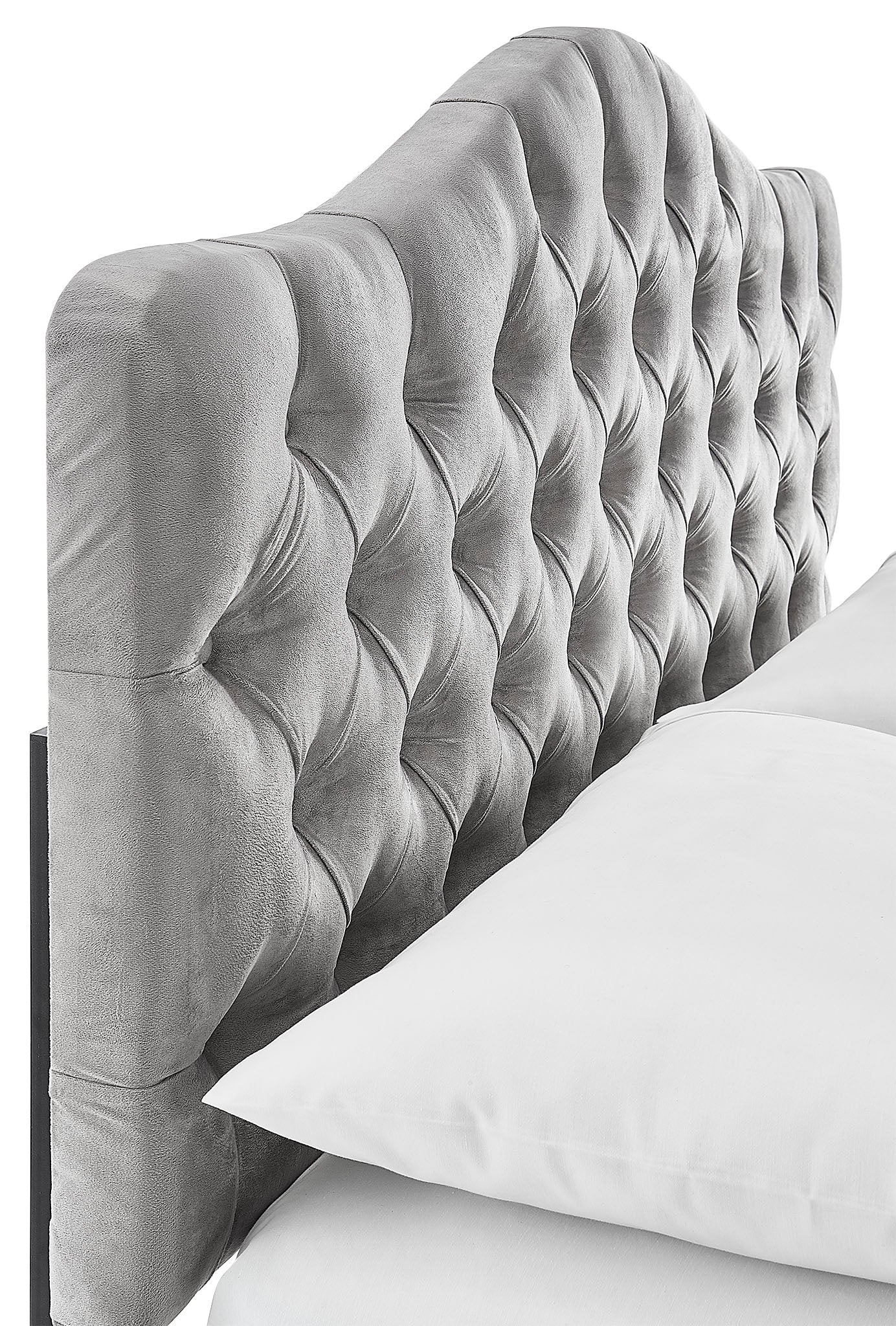 Lexa King Headboard - Light Grey