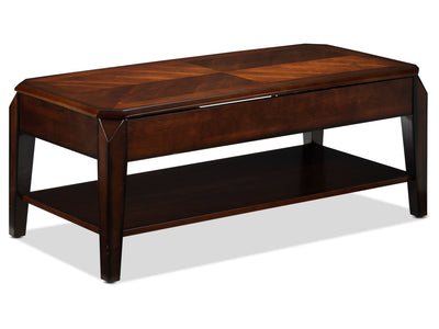 Lennox Lift-Top Coffee Table - Walnut