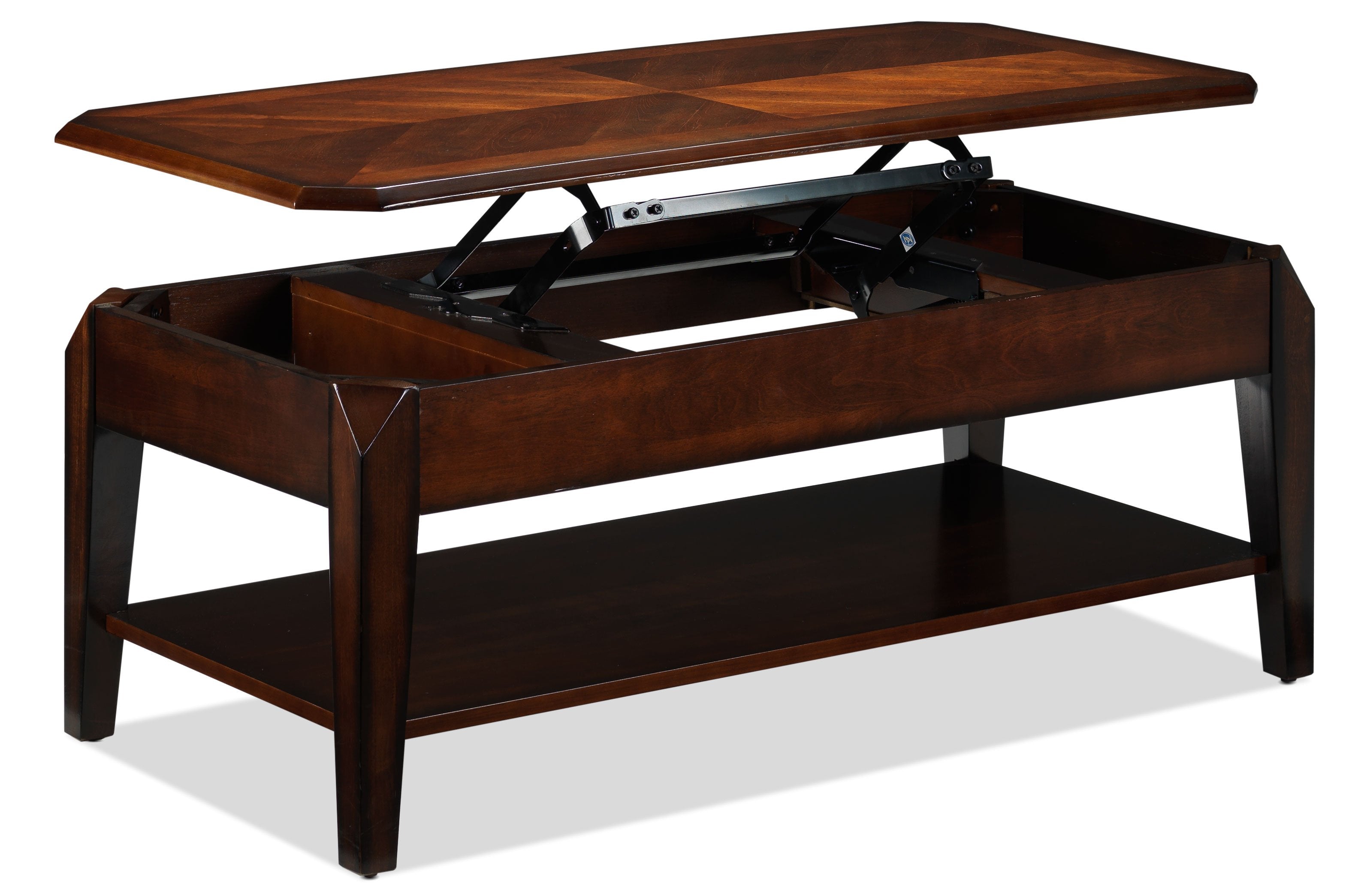 Lennox 47" Lift-Top Coffee Table - Walnut