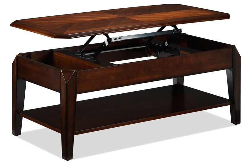 Lennox LiftTop Coffee Table Walnut Leon's