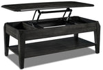 Lennox 47" Lift-Top Coffee Table - Dark Grey