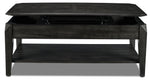 Lennox 47" Lift-Top Coffee Table - Dark Grey