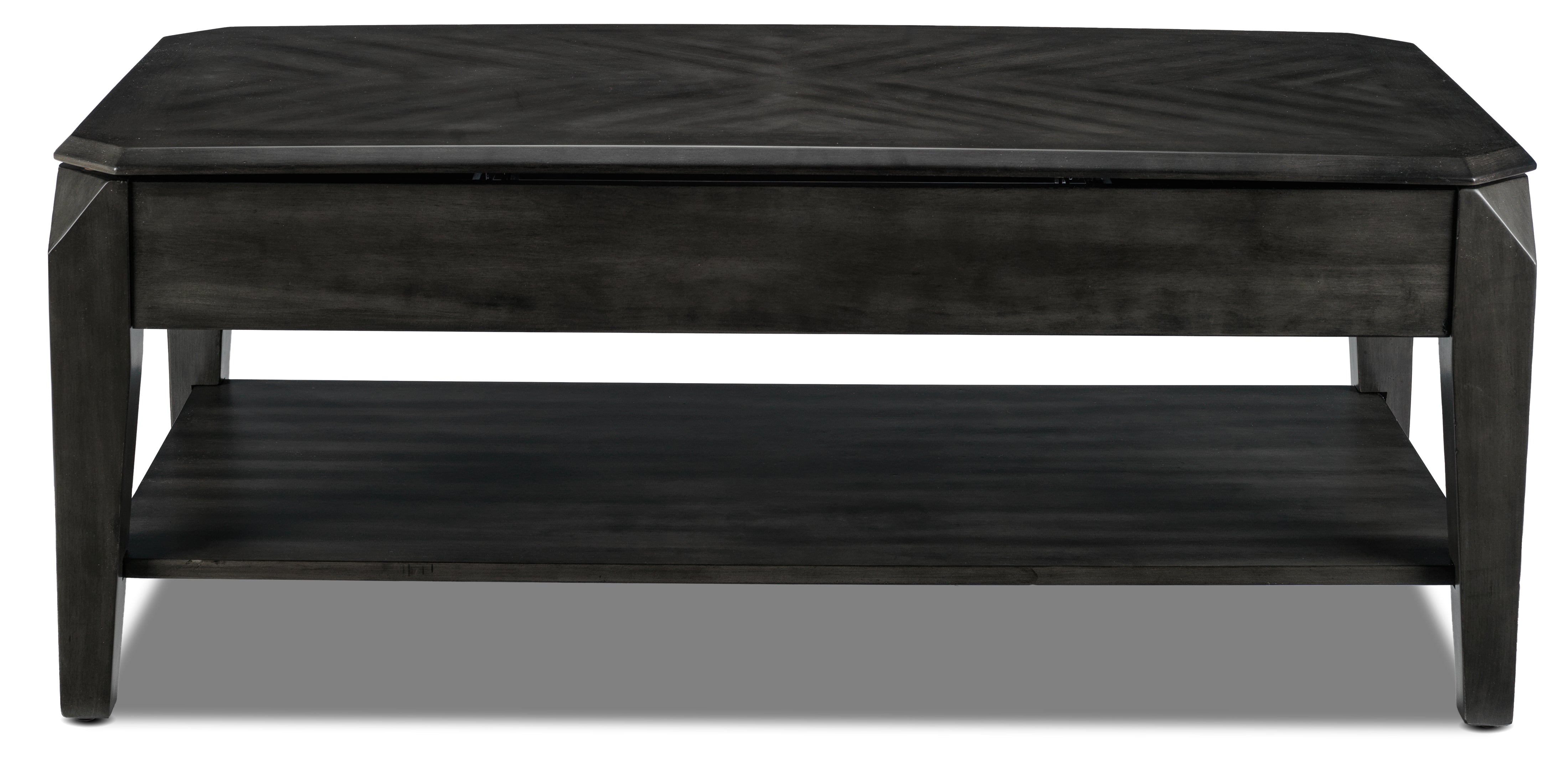 Lennox 47" Lift-Top Coffee Table - Dark Grey